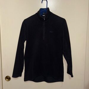 Vintage Patagonia Black and Blue Fleece Jacket